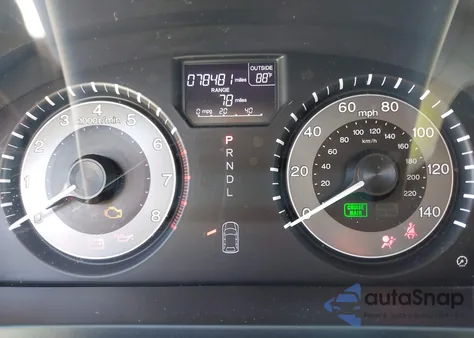 2014 Honda Odyssey Ex-L из США, поврежденный, VIN 5FNRL5H6XEB008202